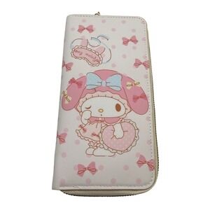 My Melody Wallet Zipper Clutch Card Holder Pink Kawaii Cute